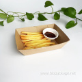 Custom paperboard corruagted food tray snack tray